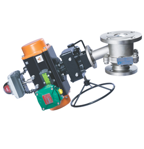 Flush Bottom Ball Valves With Rotary Actuator