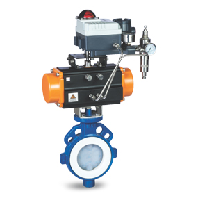 PFA Lined Butterfly Valve